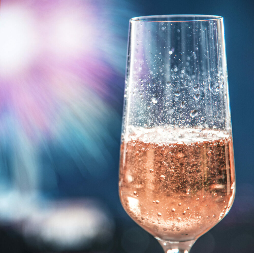 Sekt trinken beim JGA in München